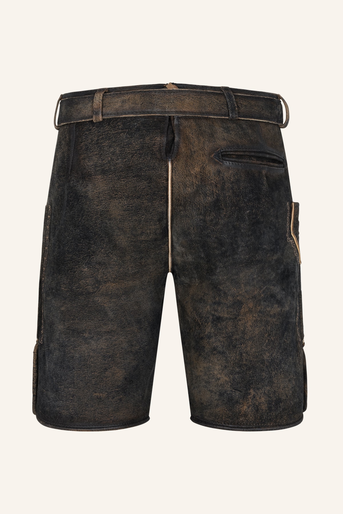 Lederhose Jihn mit Gürtel