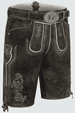 Lederhose Gideon mit Gürtel