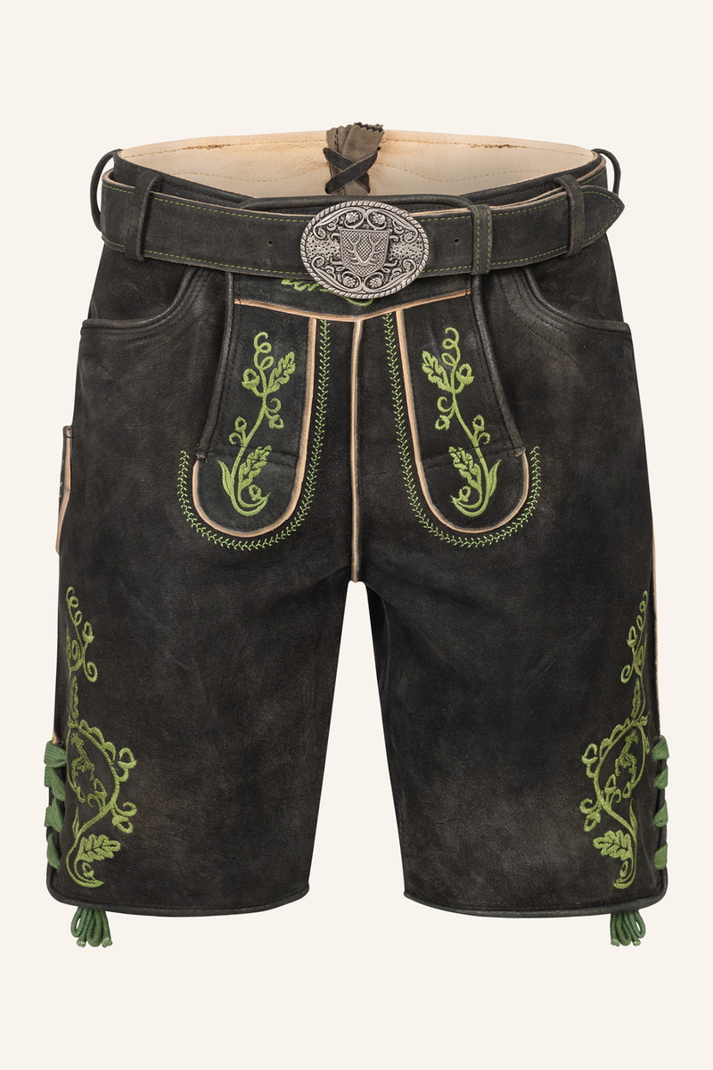 Lederhose Tilo mit Gürtel