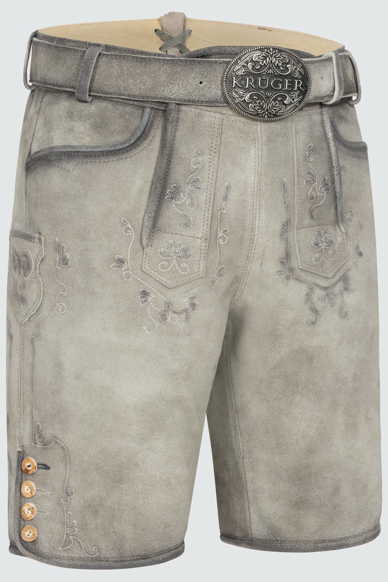 Lederhose Lenny mit Gürtel