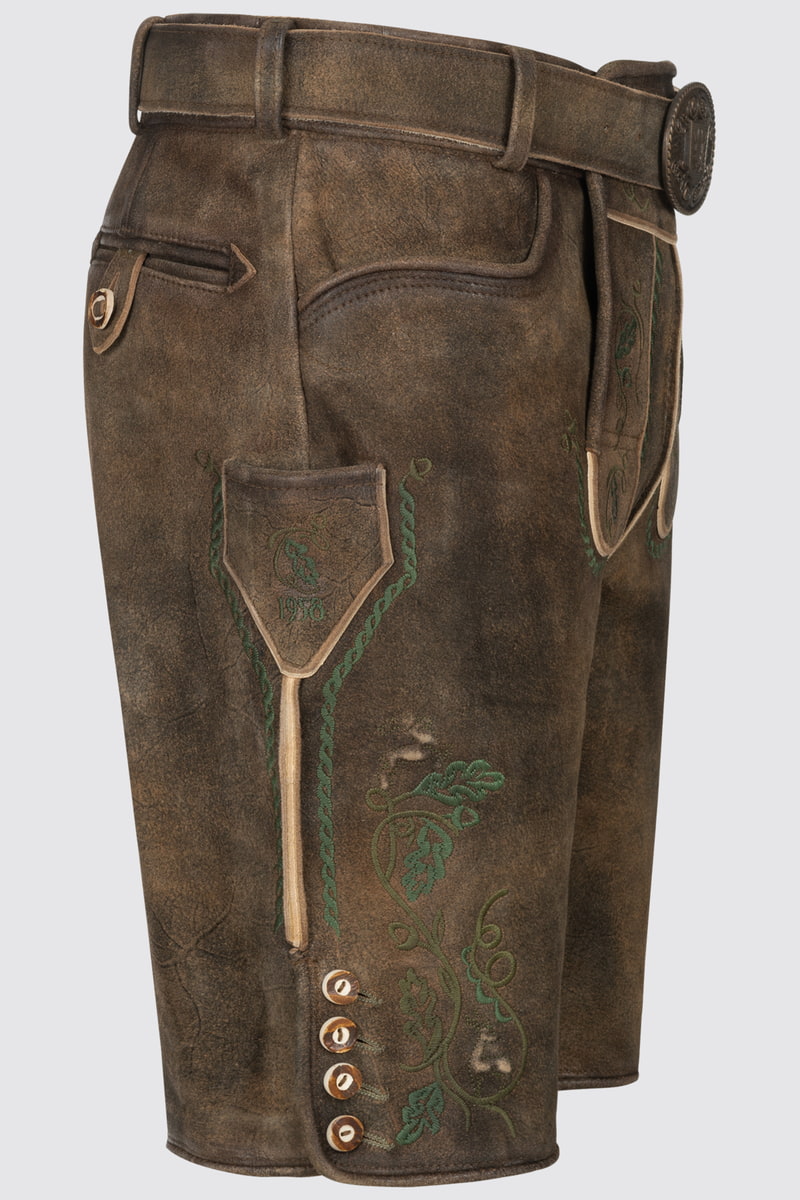 Lederhose Tarius mit Gürtel