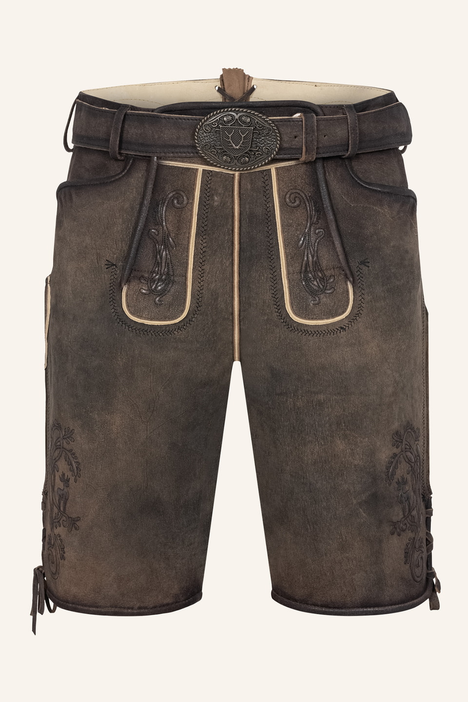 Lederhose Raul mit Gürtel