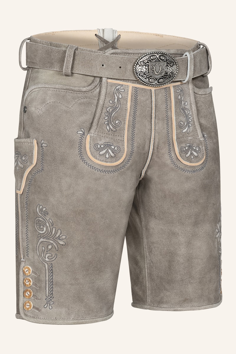Lederhose Namid mit Gürtel