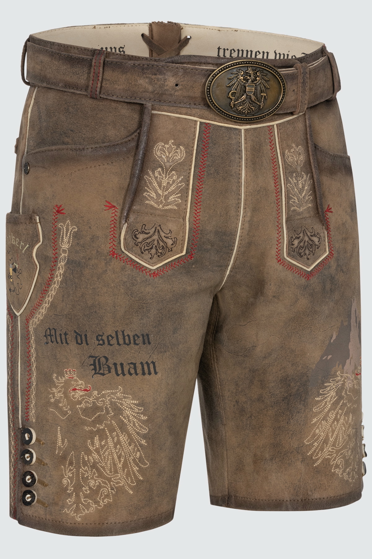 Lederhose Fankerl mit Gürtel