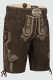 Lederhose Benett mit Gürtel