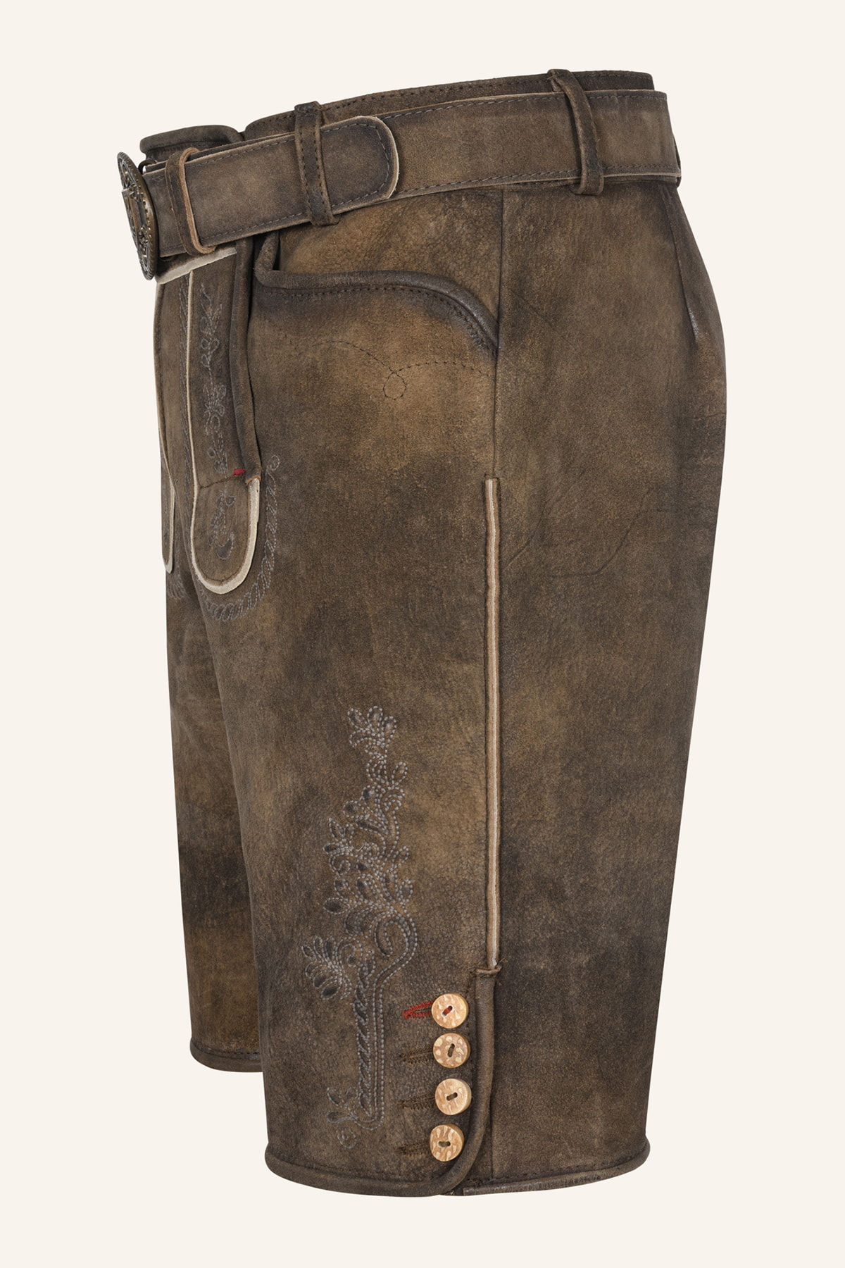 Lederhose Dante mit Gürtel