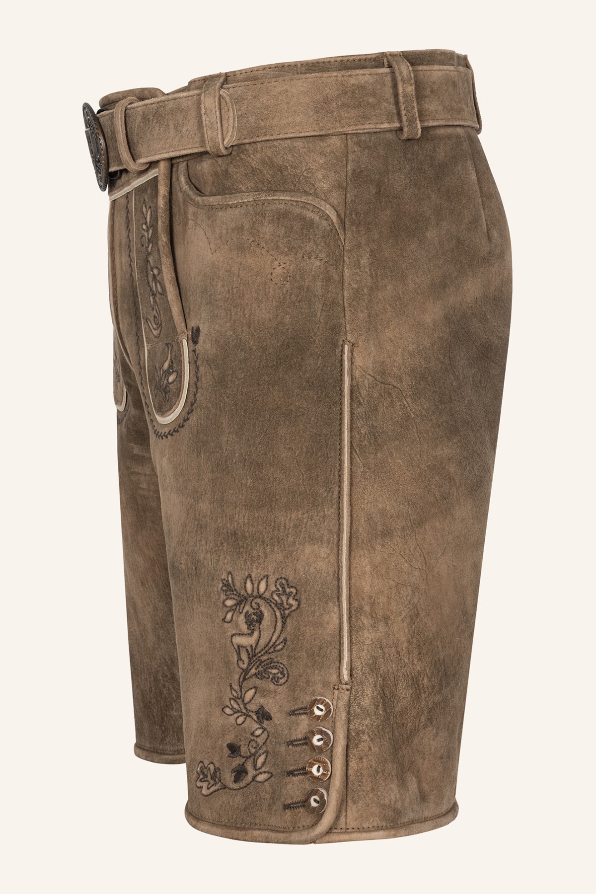 Lederhose Corentin mit Gürtel
