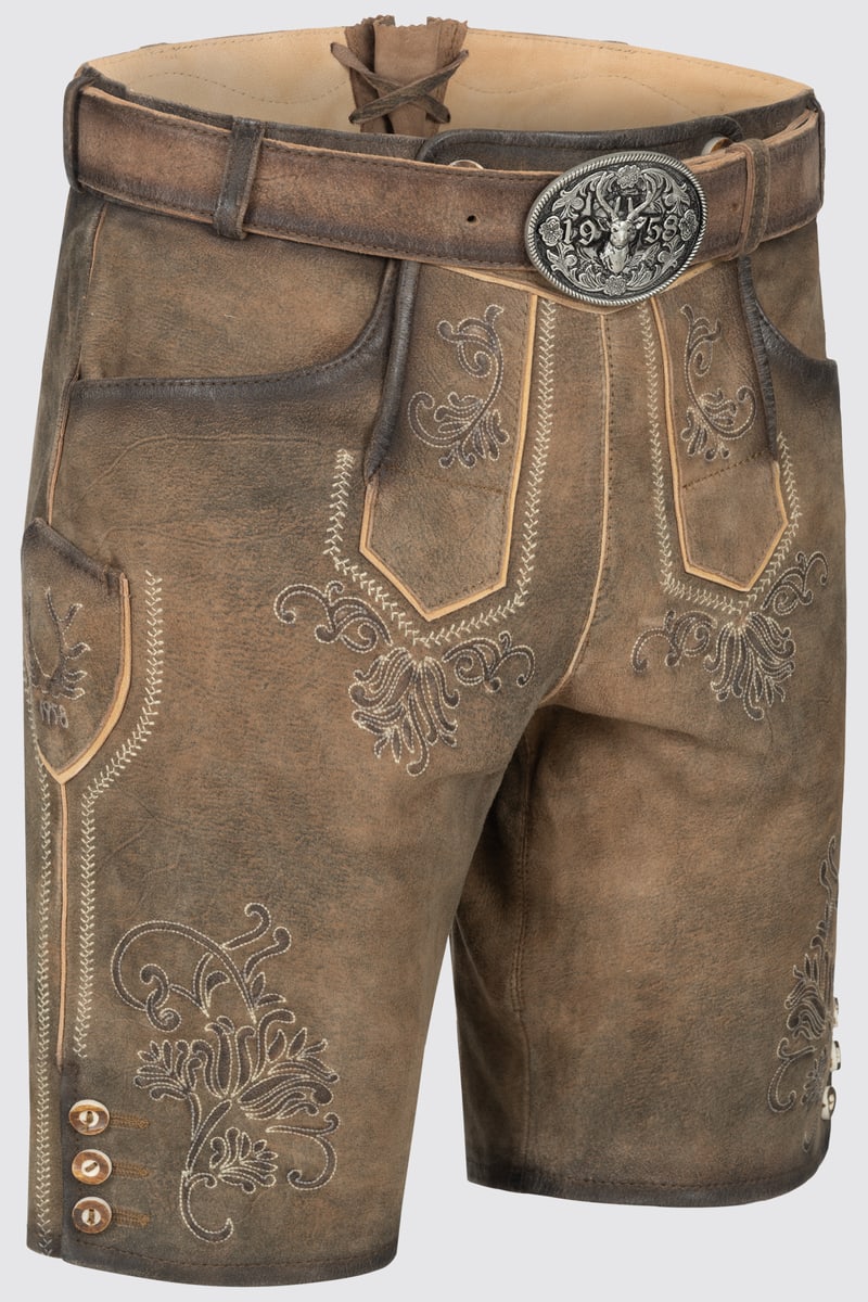 Lederhose Bentje mit Gürtel