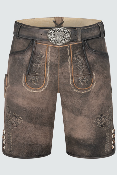 Lederhose Brody mit Gürtel