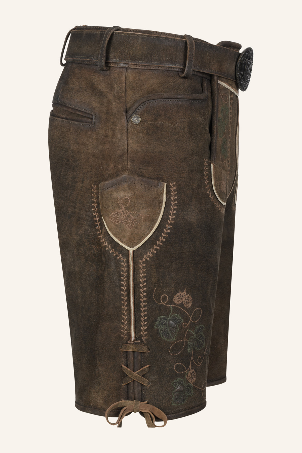 Lederhose Nikolas mit Gürtel