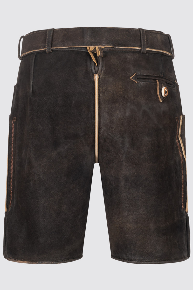 Lederhose Terence mit Gürtel