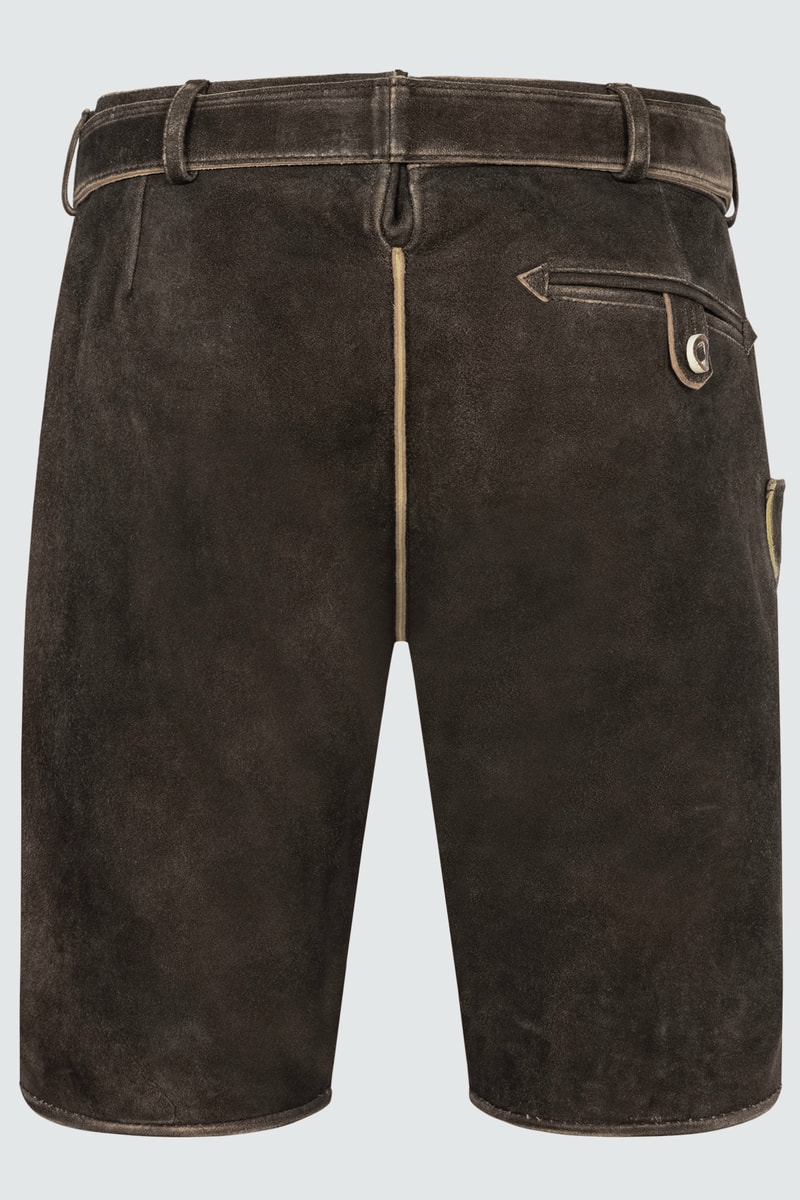 Lederhose Adreon mit Gürtel