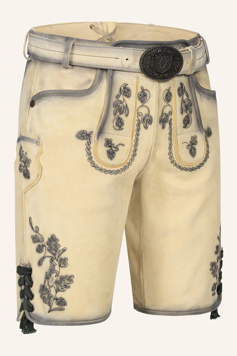 Lederhose Nolan mit Gürtel