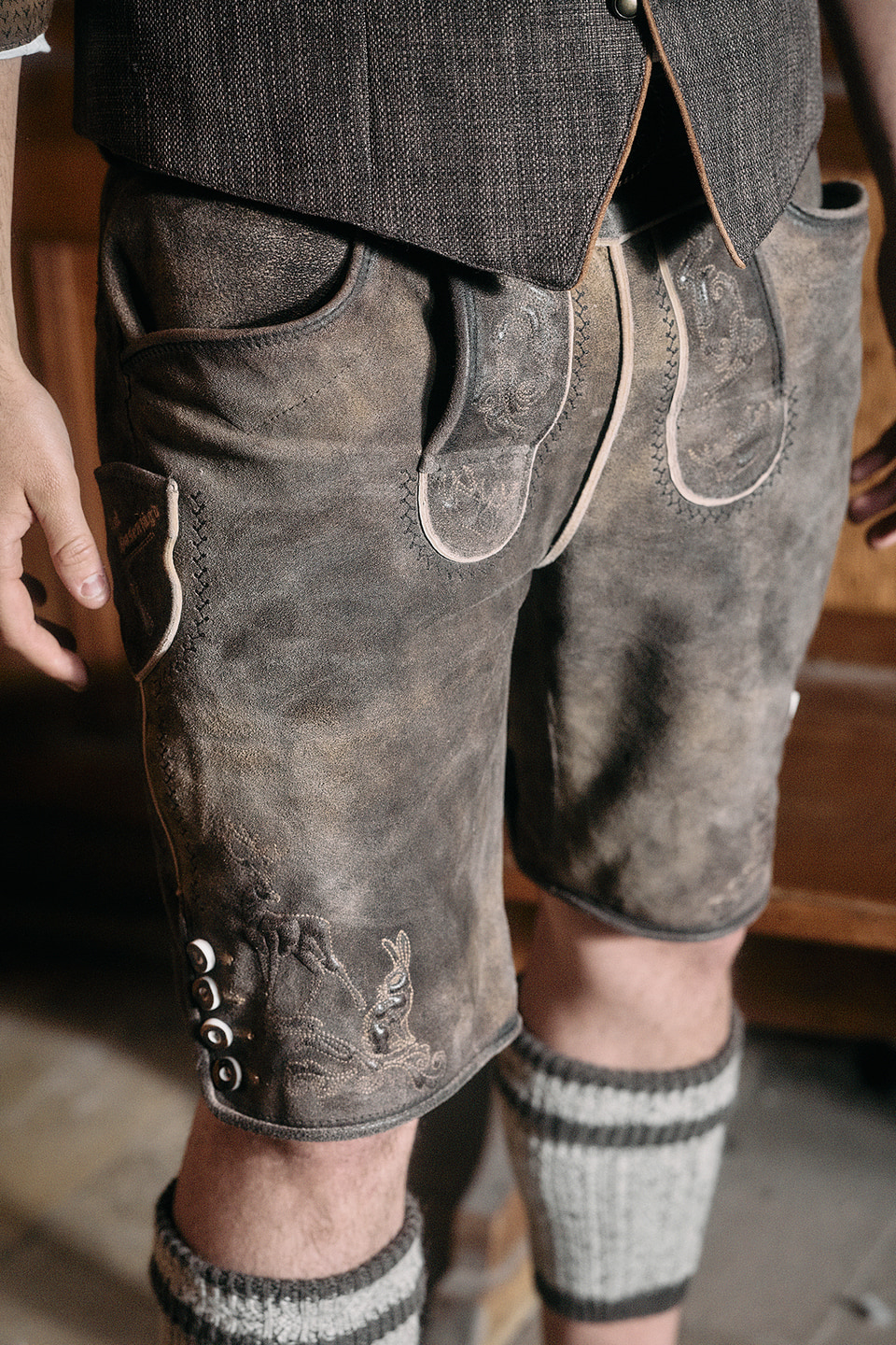 Lederhose Hasenjagd