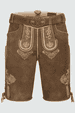 Lederhose Lean mit Gürtel