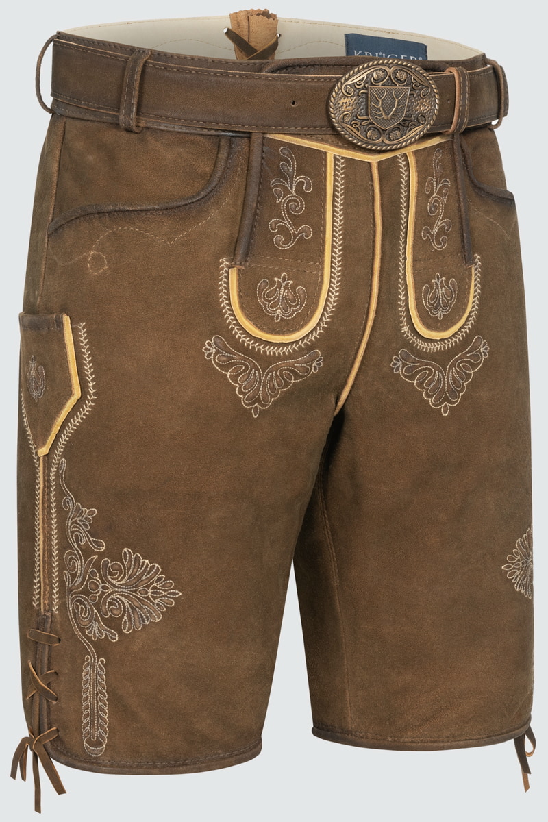 Lederhose Giulio mit Gürtel