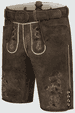 Lederhose Olivier mit Gürtel