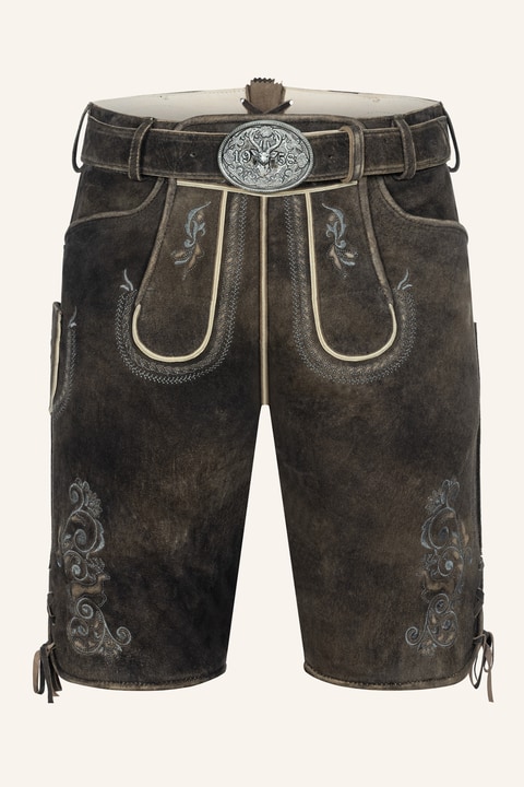 Lederhose Gideon mit Gürtel