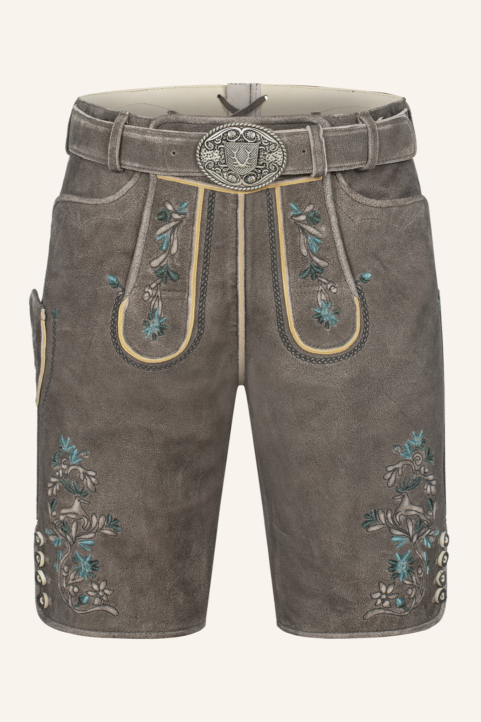 Lederhose Jorrit mit Gürtel