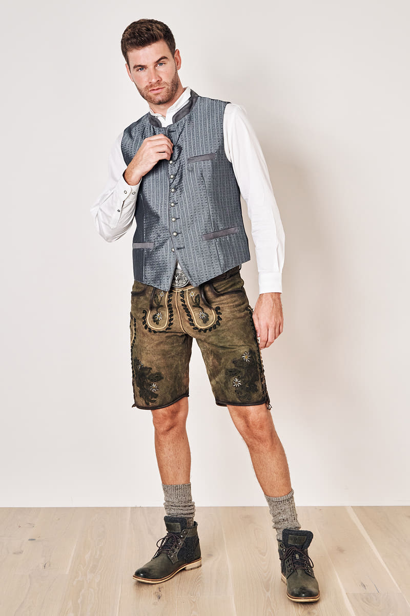 trachtenweste doppelreihig