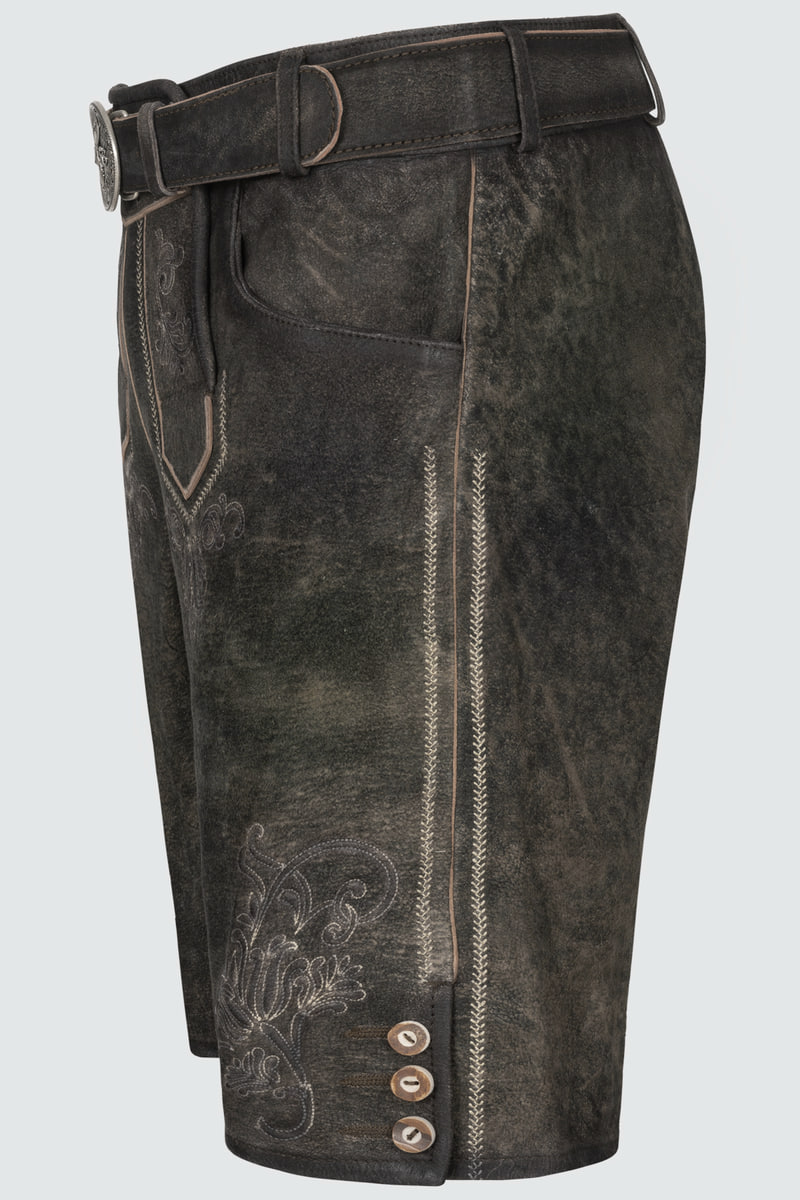 Lederhose Arijus mit Gürtel