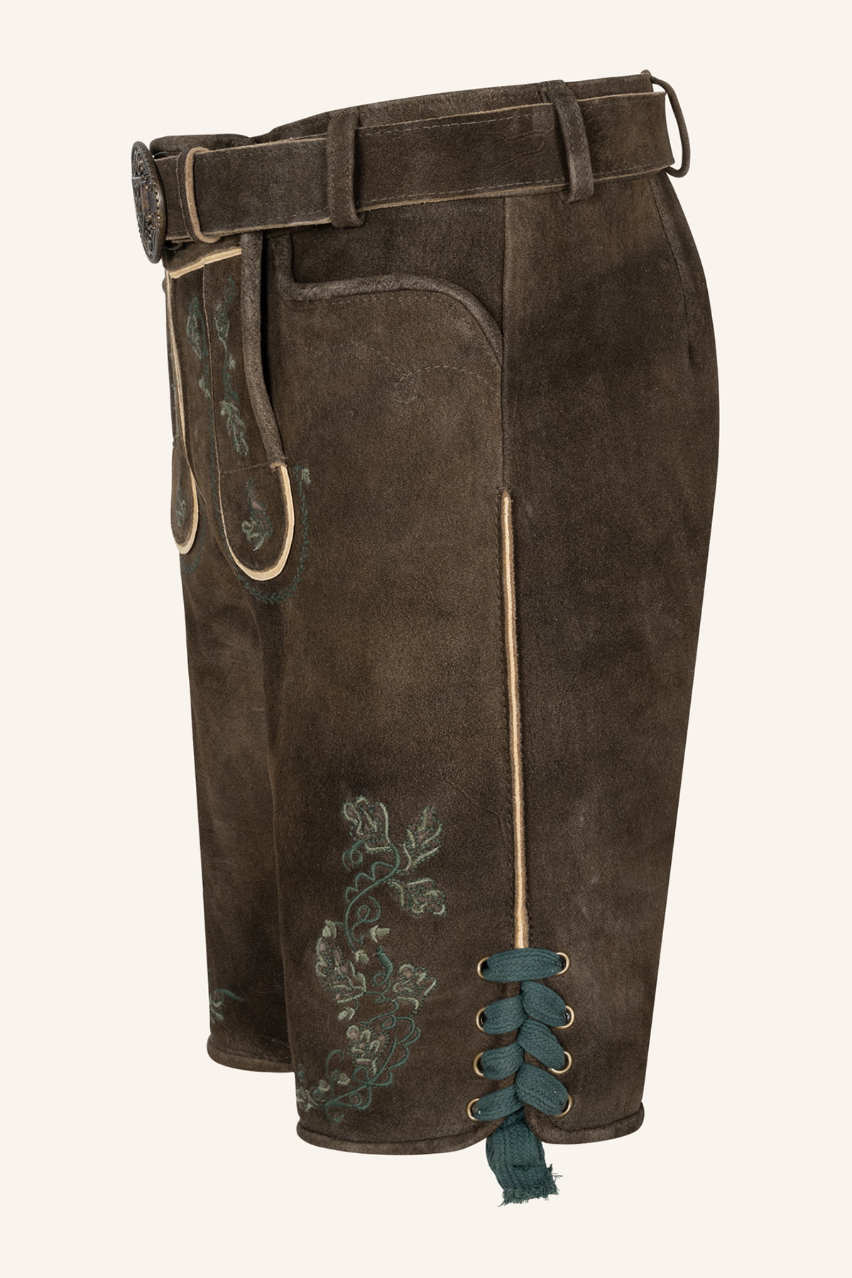 Lederhose Trever mit Gürtel