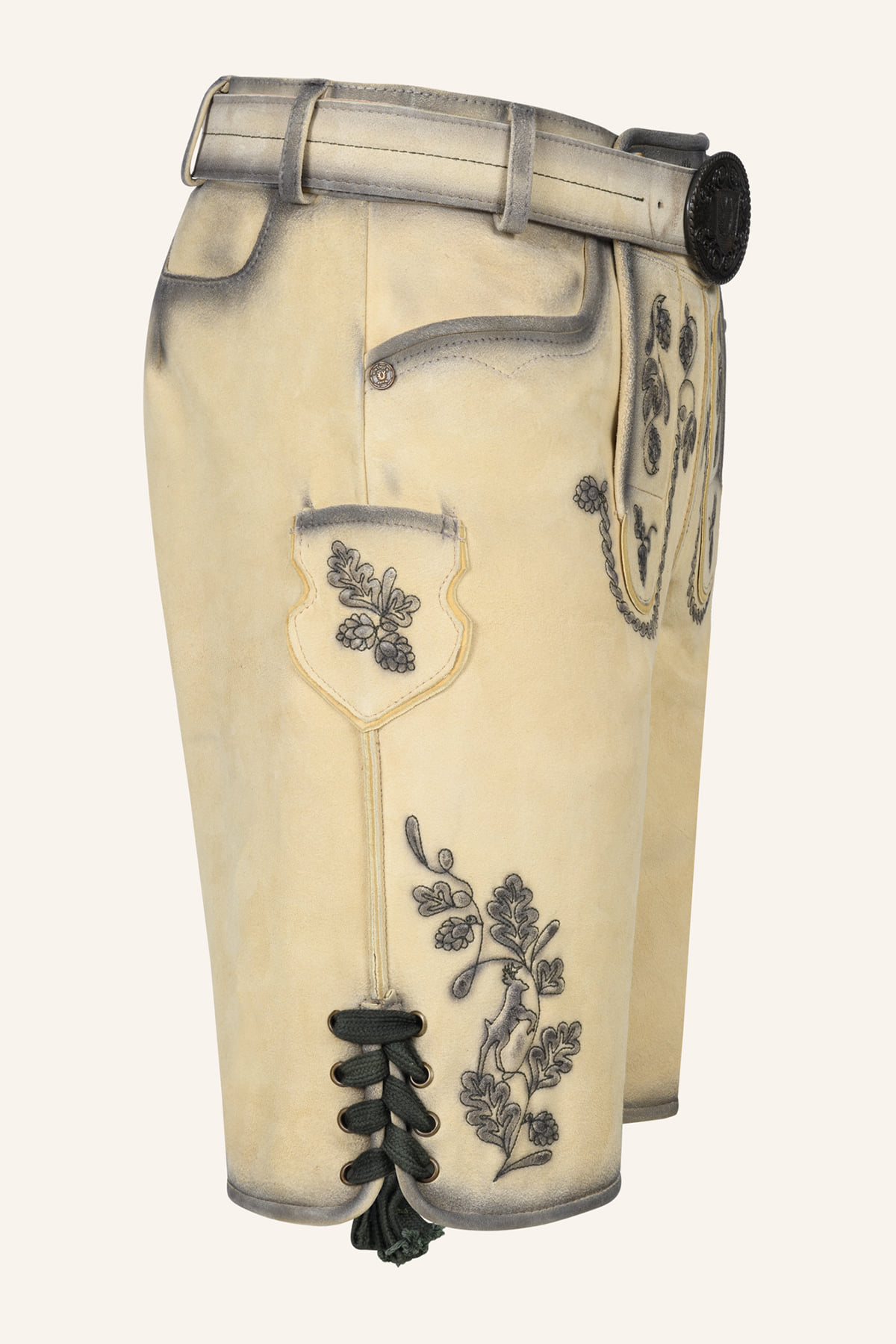 Lederhose Nolan mit Gürtel