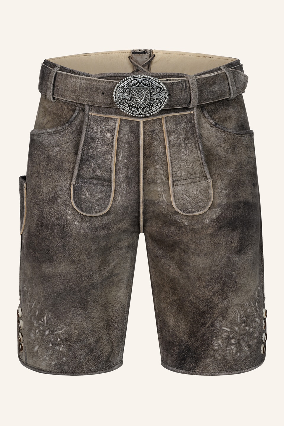 Lederhose Patrizio mit Gürtel