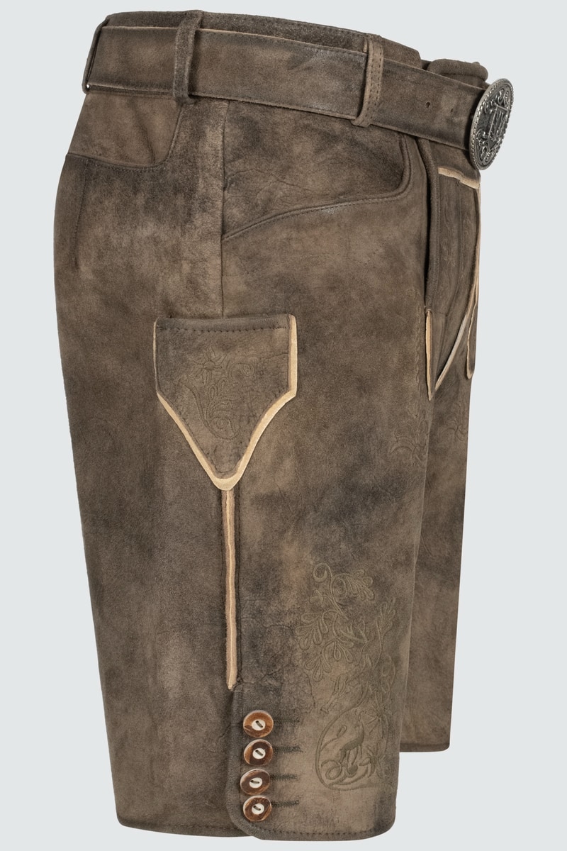 Lederhose Denis mit Gürtel