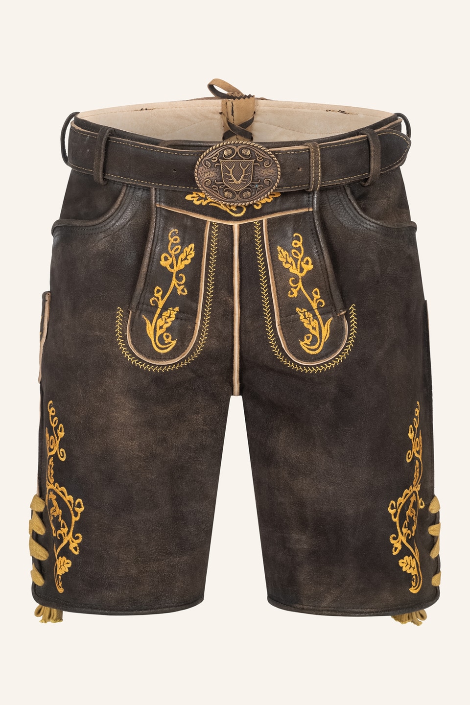 Lederhose Tilo mit Gürtel