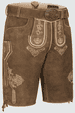 Lederhose Lean mit Gürtel
