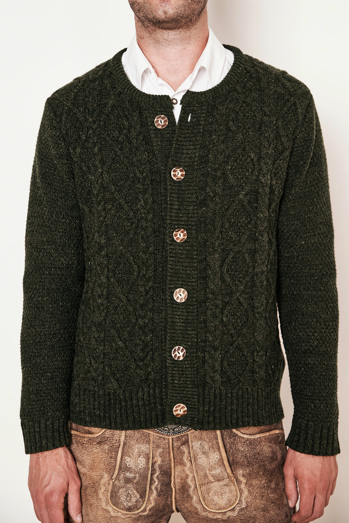Strickjacke Maxi