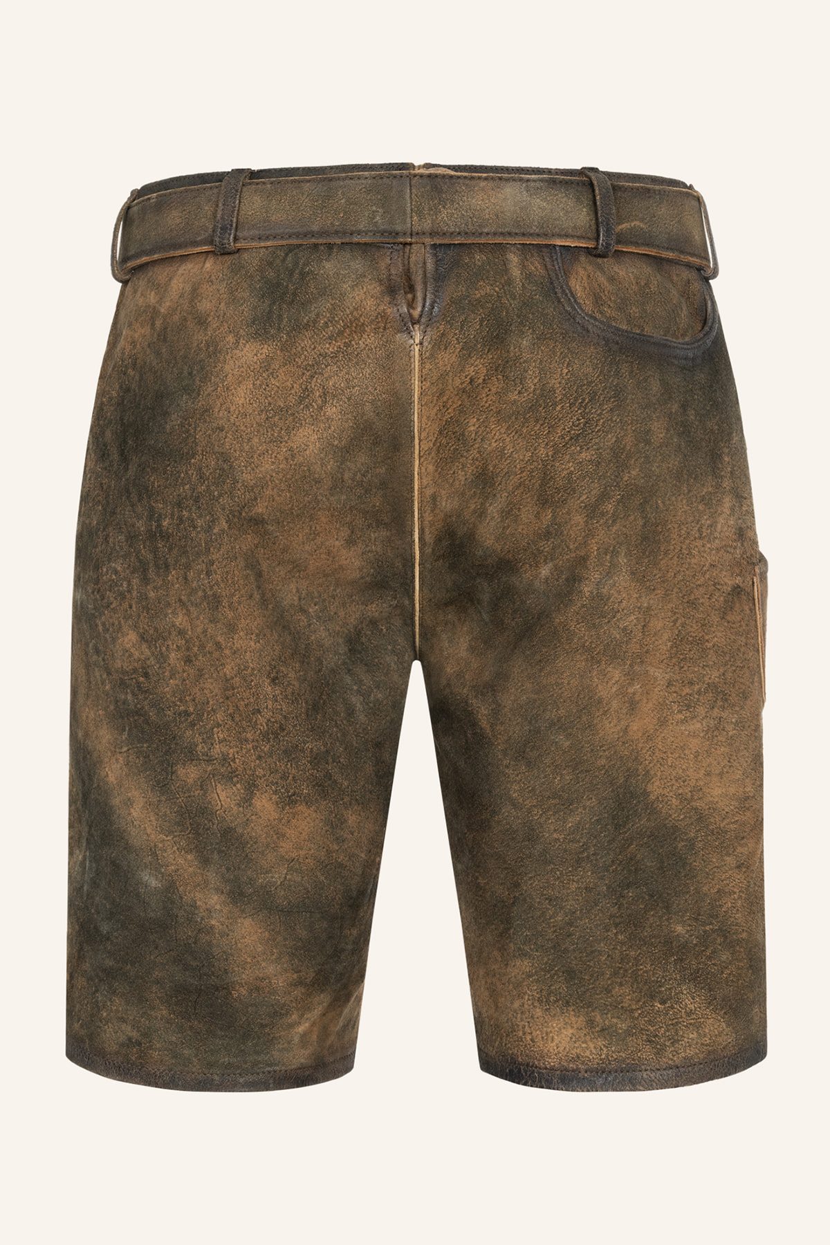 Lederhose Azzuro mit Gürtel