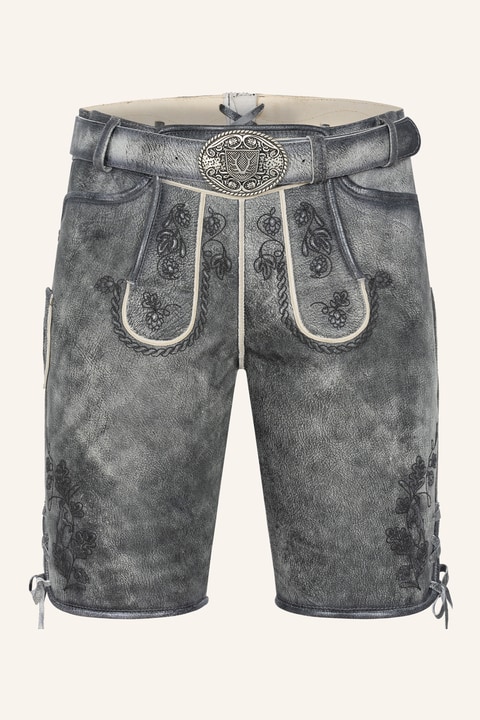 Lederhose Okko mit Gürtel