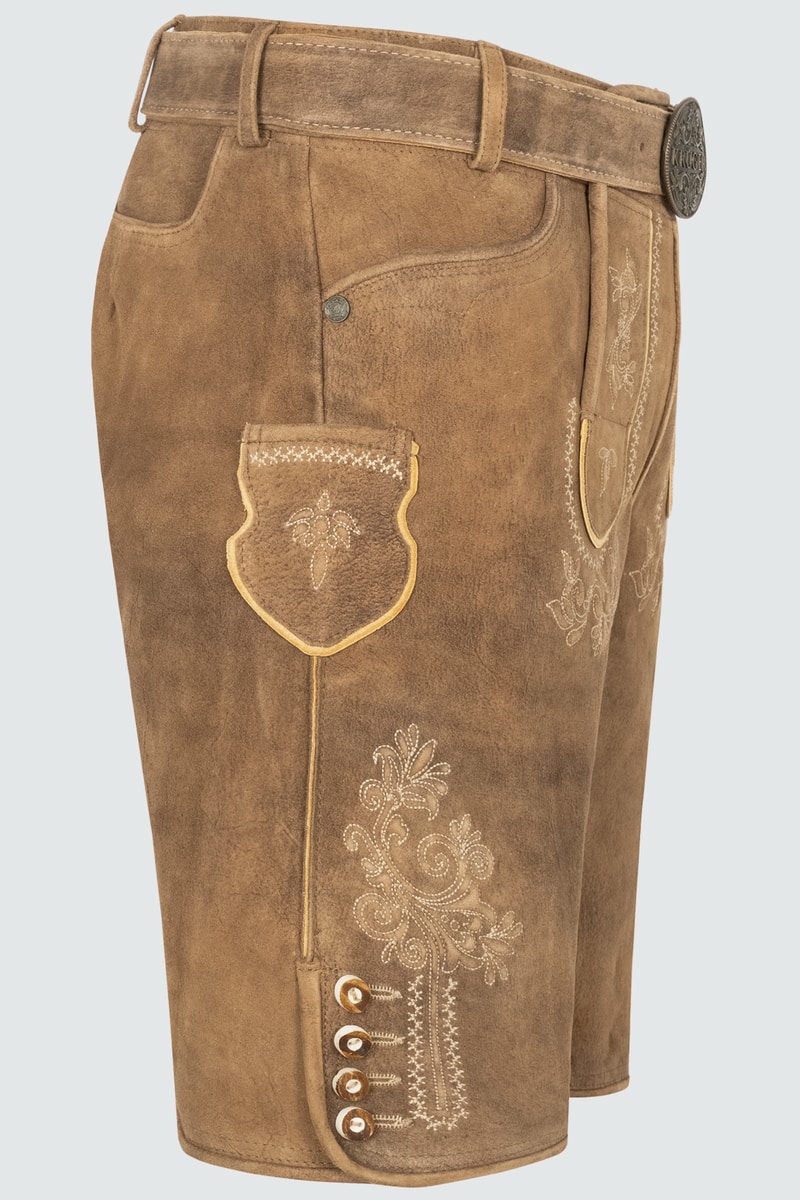 Lederhose Roberto mit Gürtel