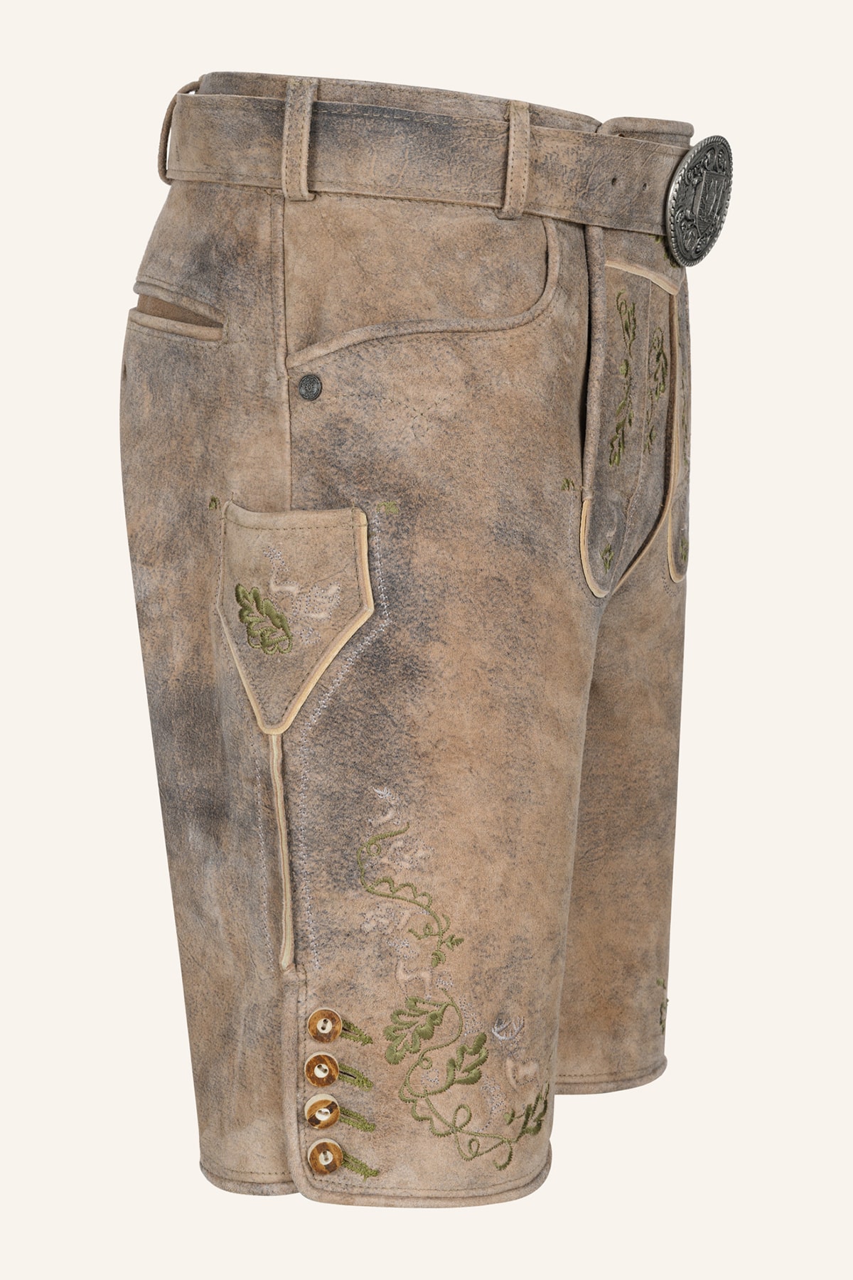 Lederhose Arthas mit Gürtel