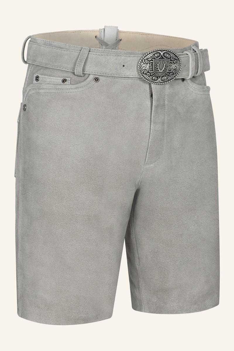 Lederhose Jari mit Gürtel