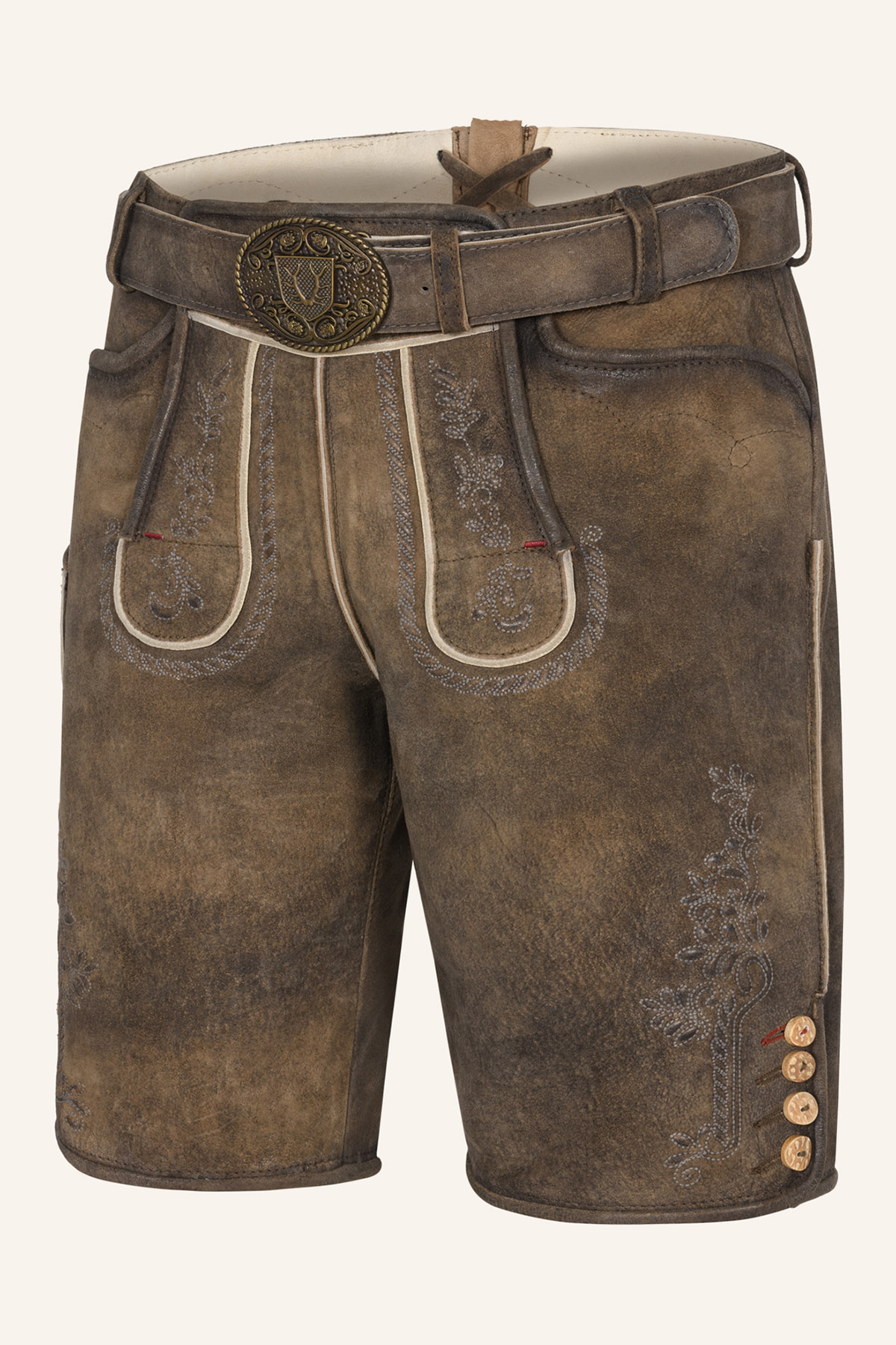 Lederhose Dante mit Gürtel