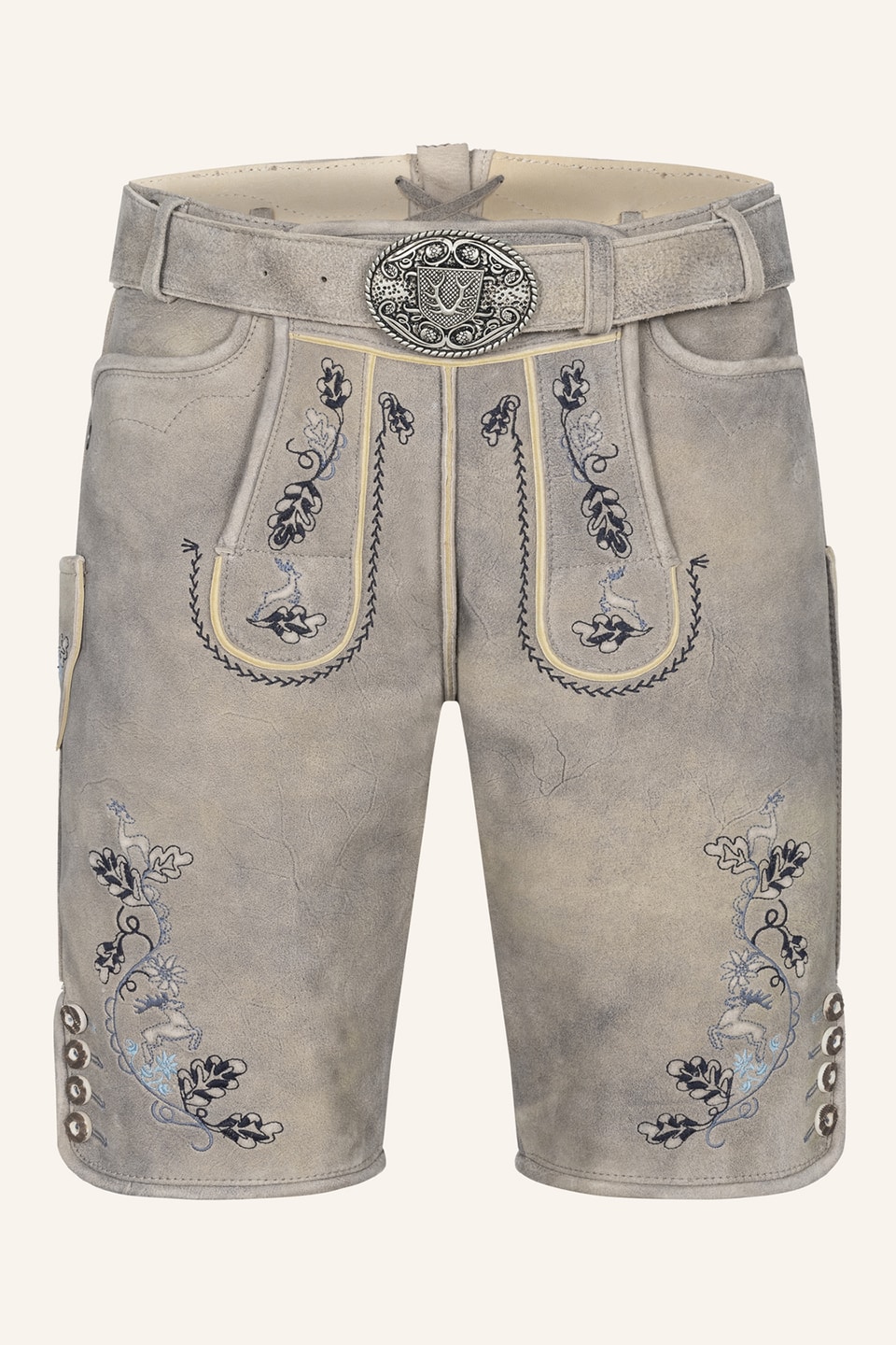 Lederhose Keanu mit Gürtel