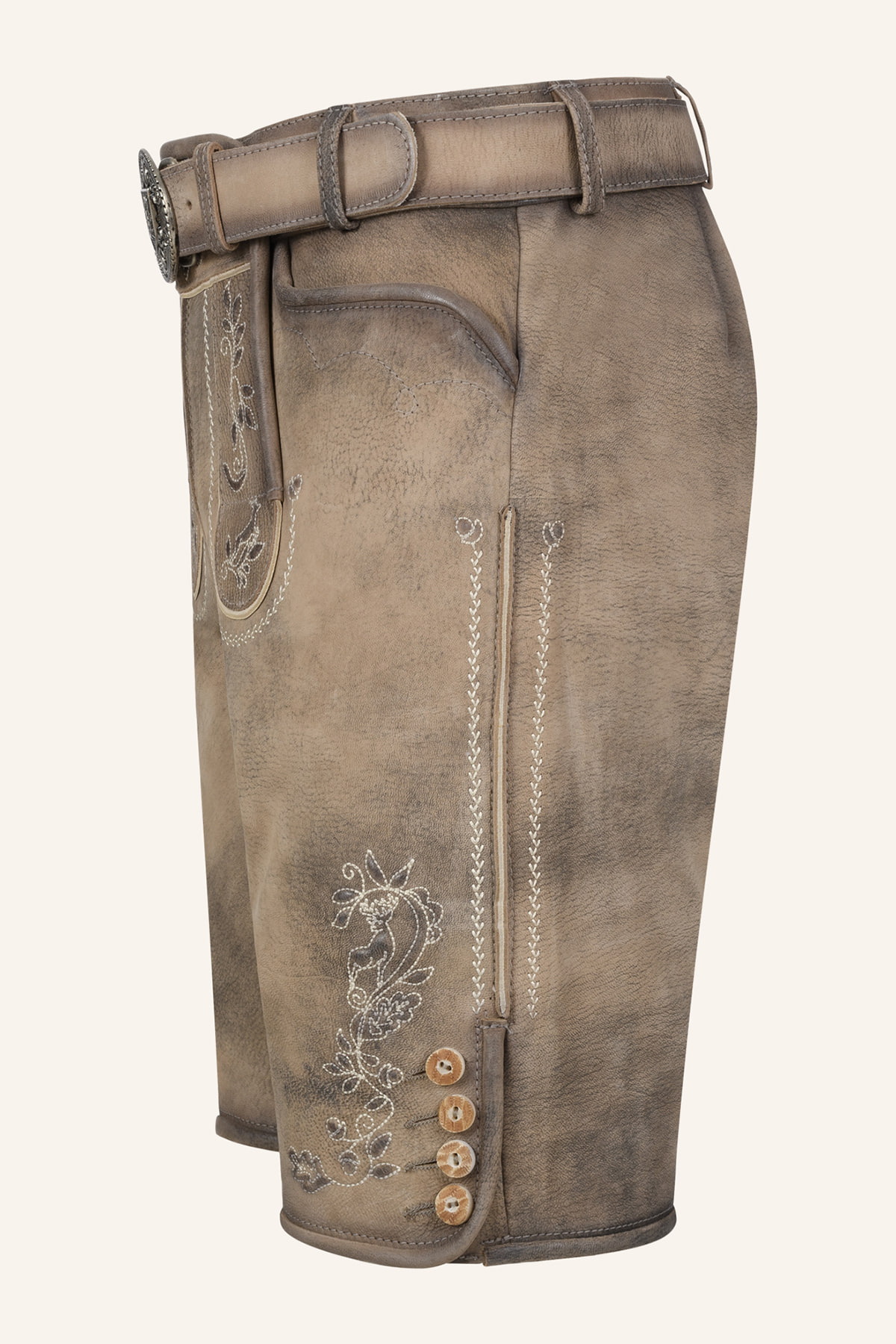 Lederhose Wincent mit Gürtel