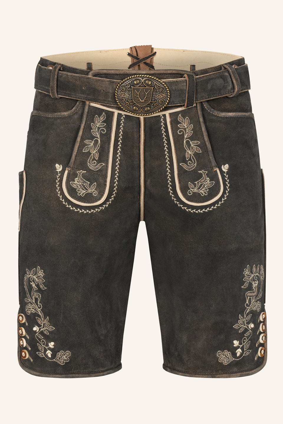 Lederhose Arendt mit Gürtel