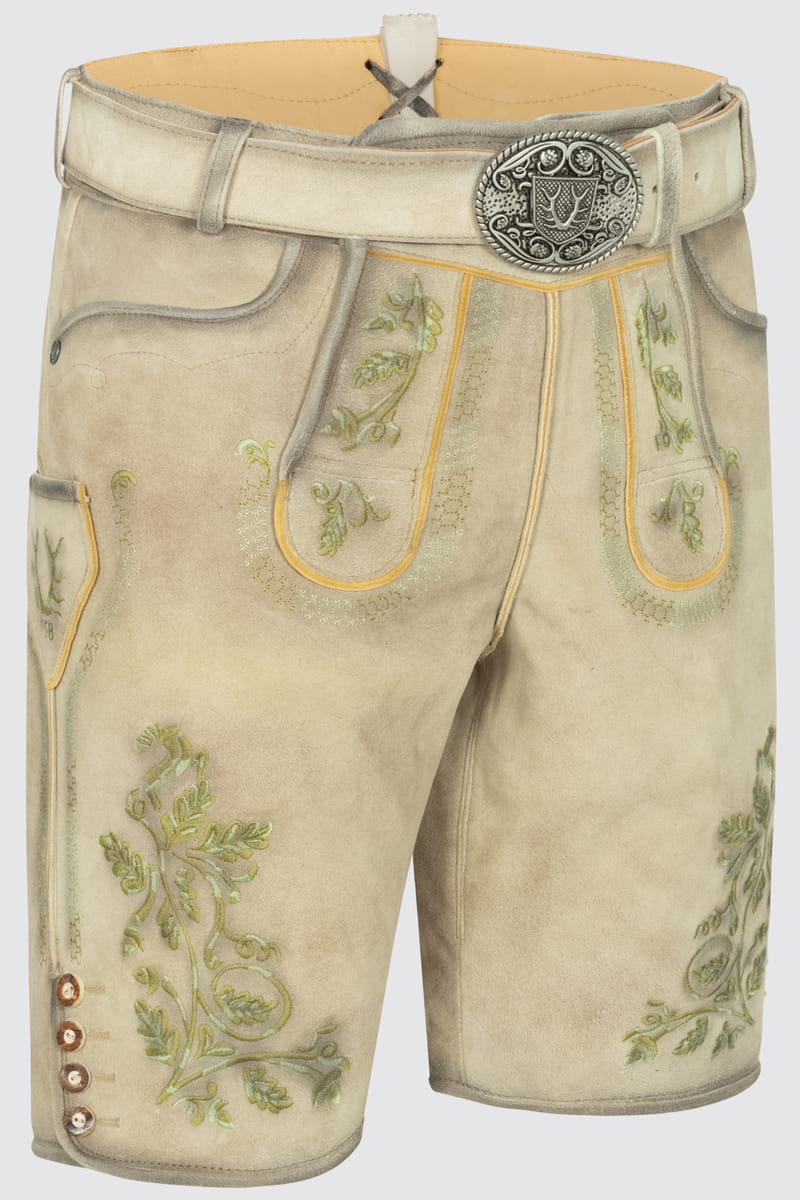 Lederhose Arlo mit Gürtel