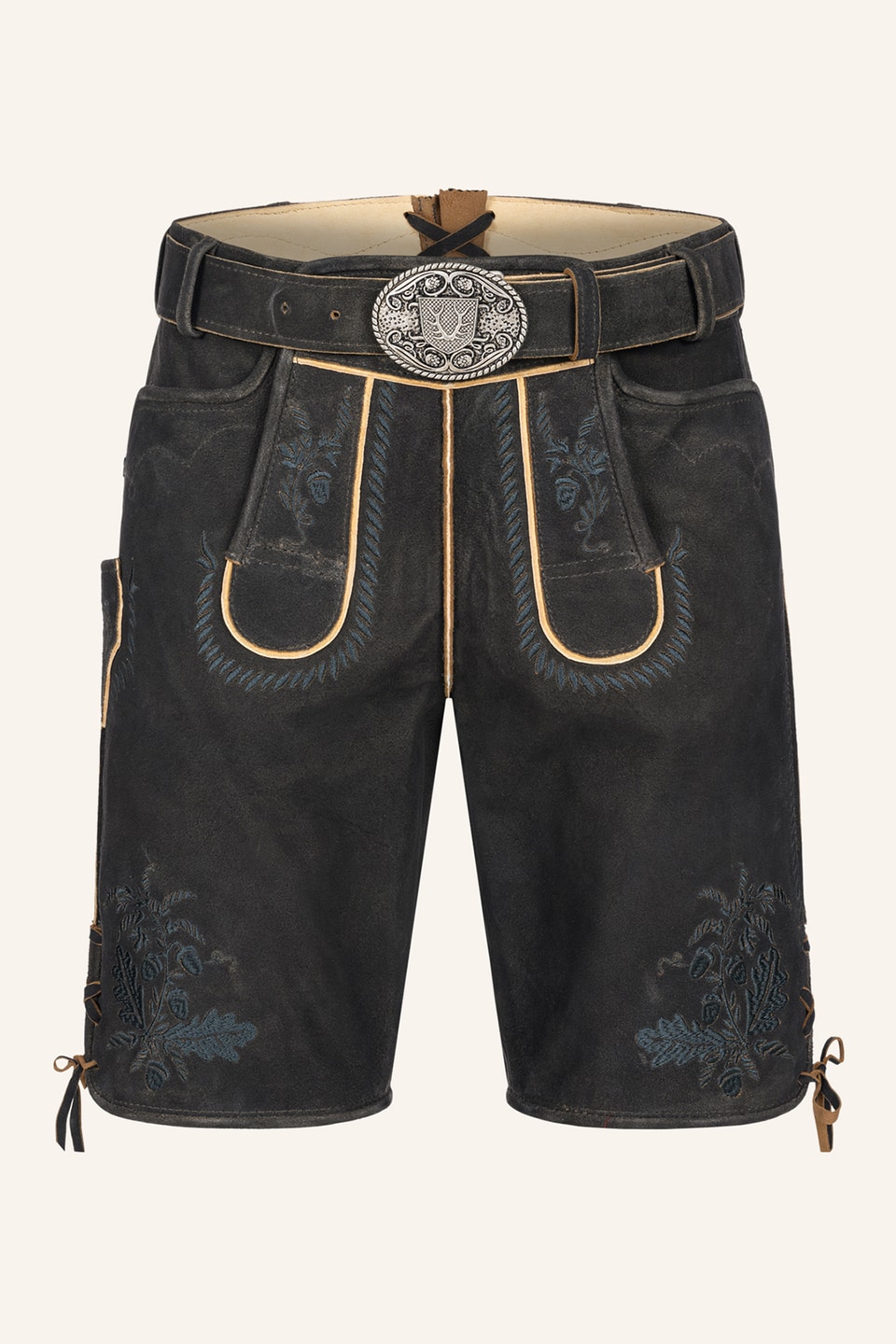 Lederhose Edo mit Gürtel