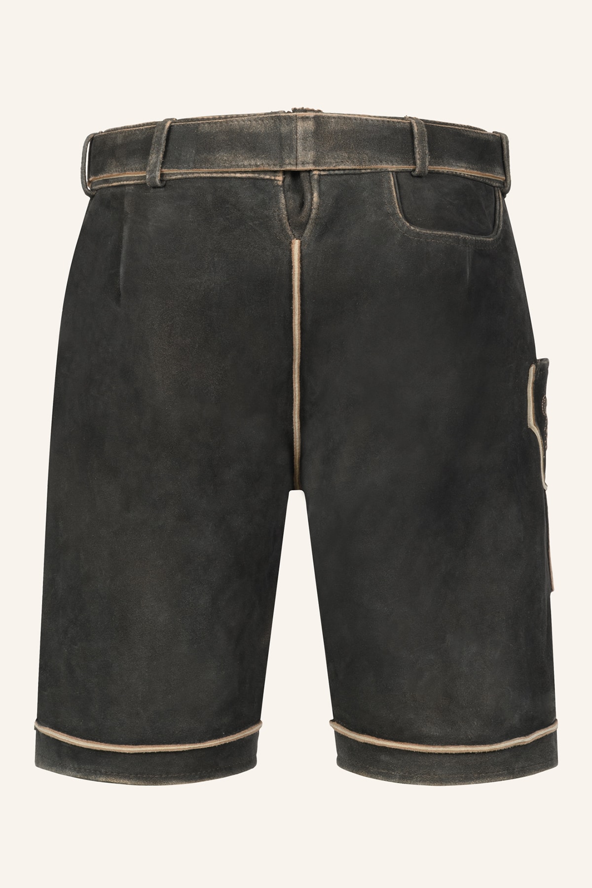 Lederhose Jakobus mit Gürtel