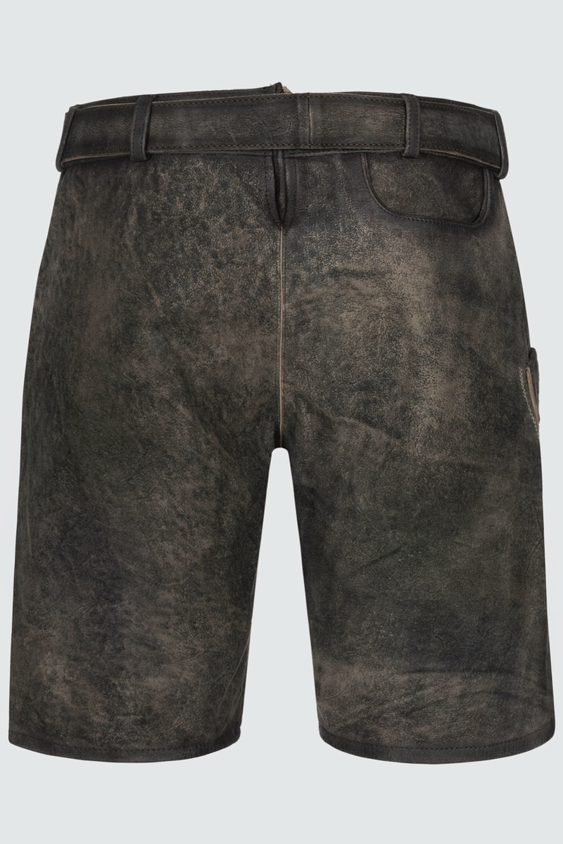 Lederhose Arijus mit Gürtel