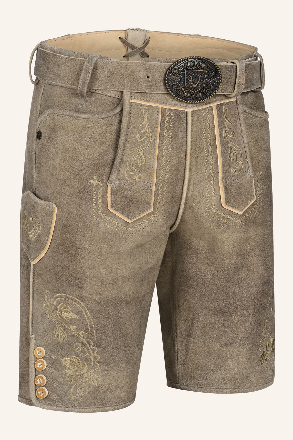 Lederhose Iwan mit Gürtel