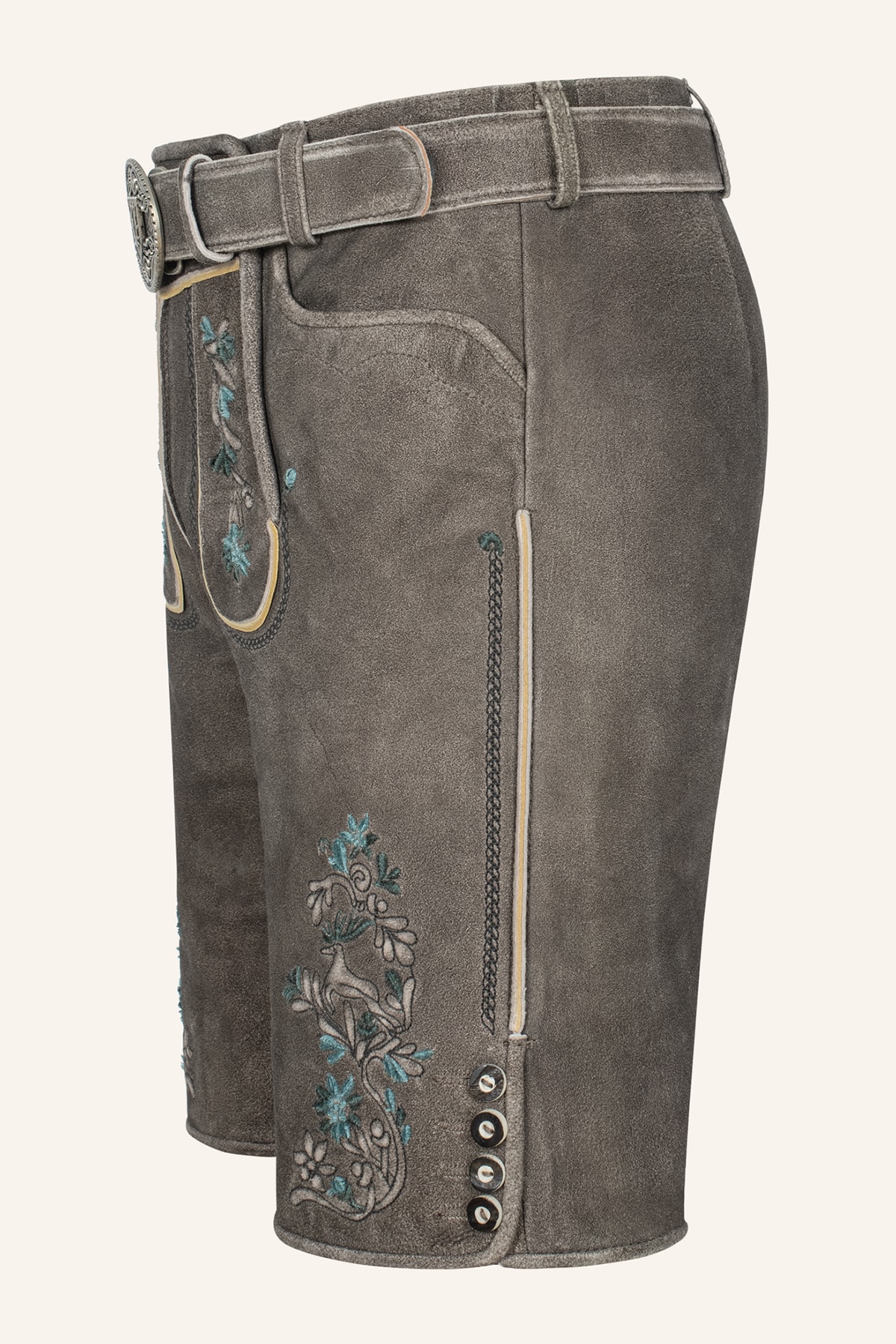 Lederhose Jorrit mit Gürtel