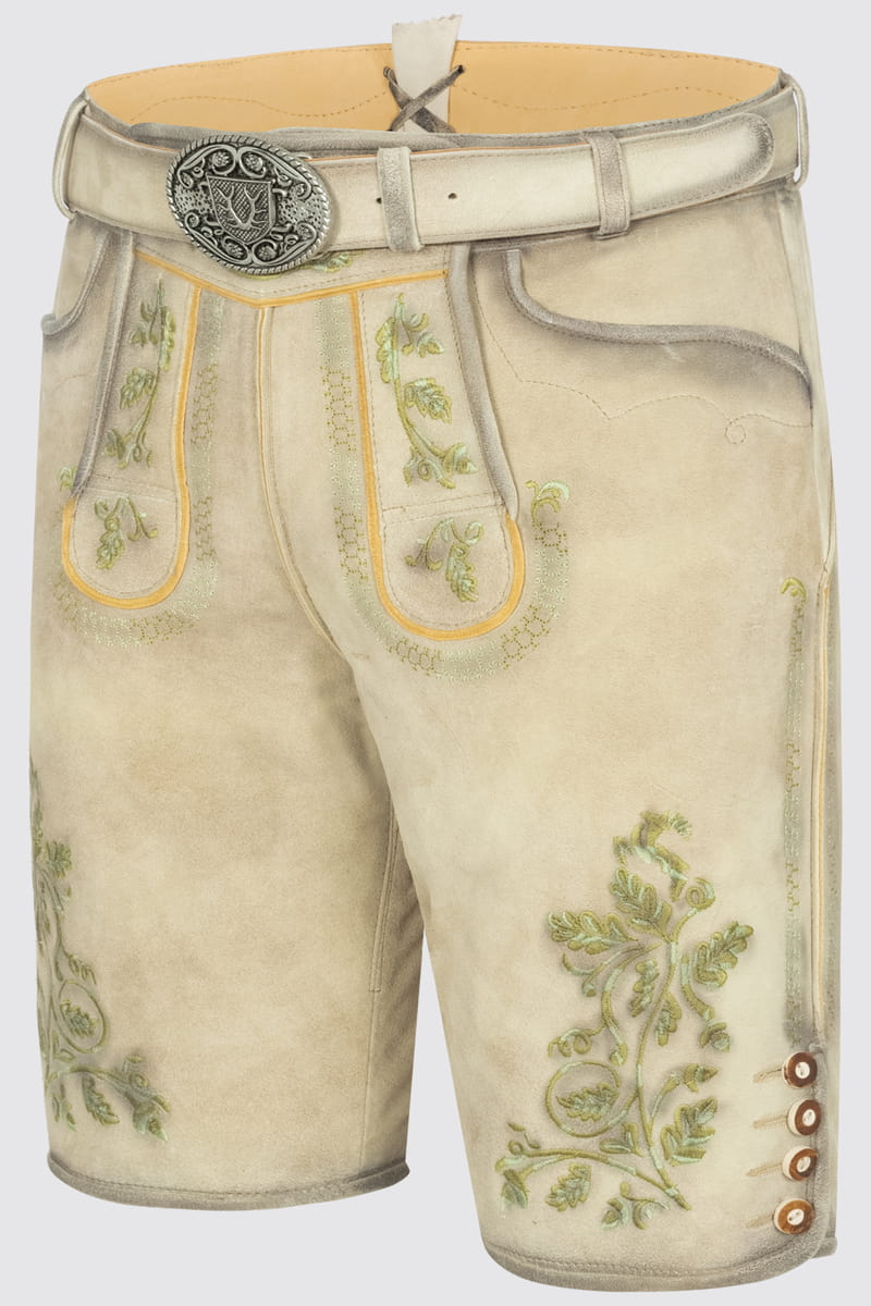 Lederhose Arlo mit Gürtel