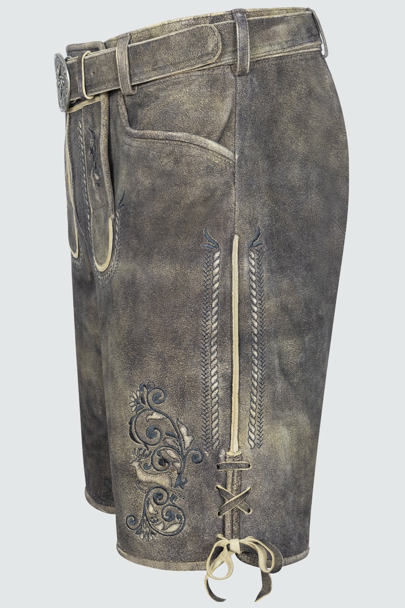Lederhose Gideon mit Gürtel