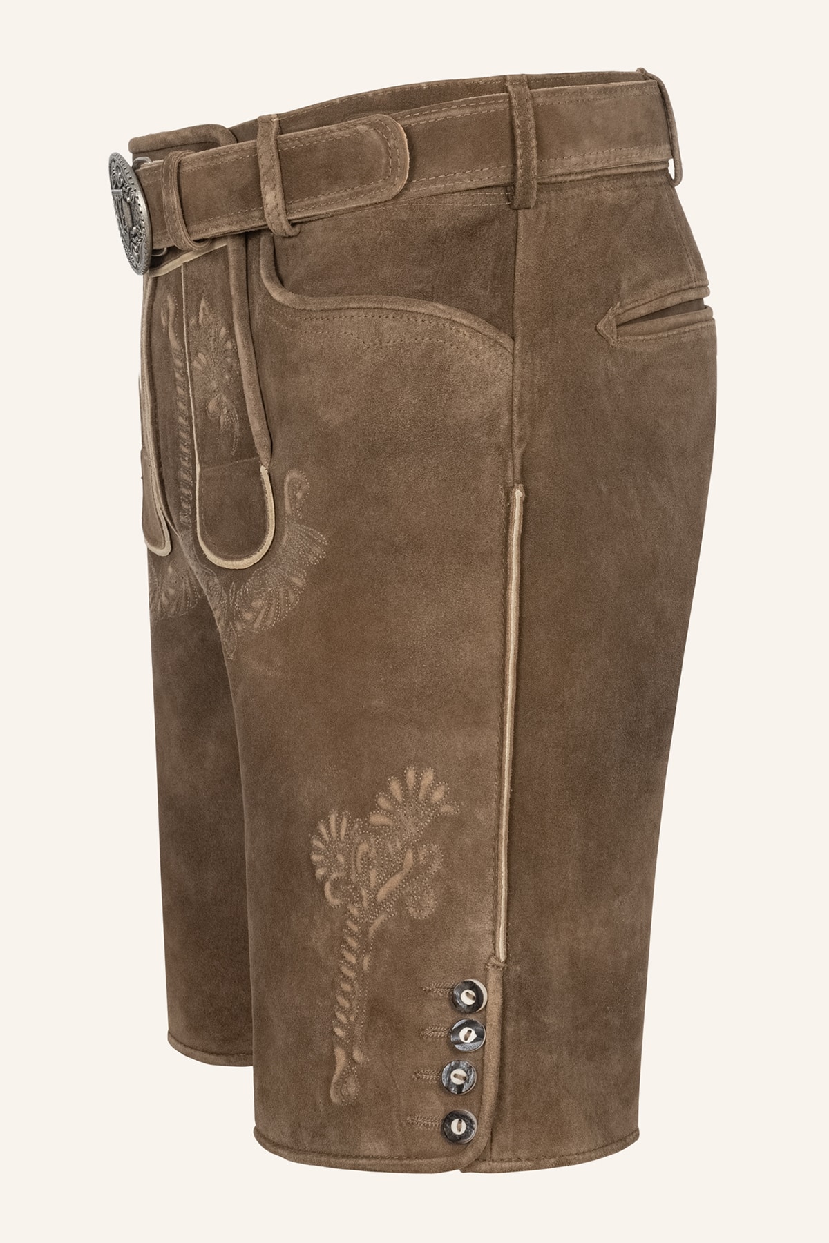 Lederhose Aric mit Gürtel